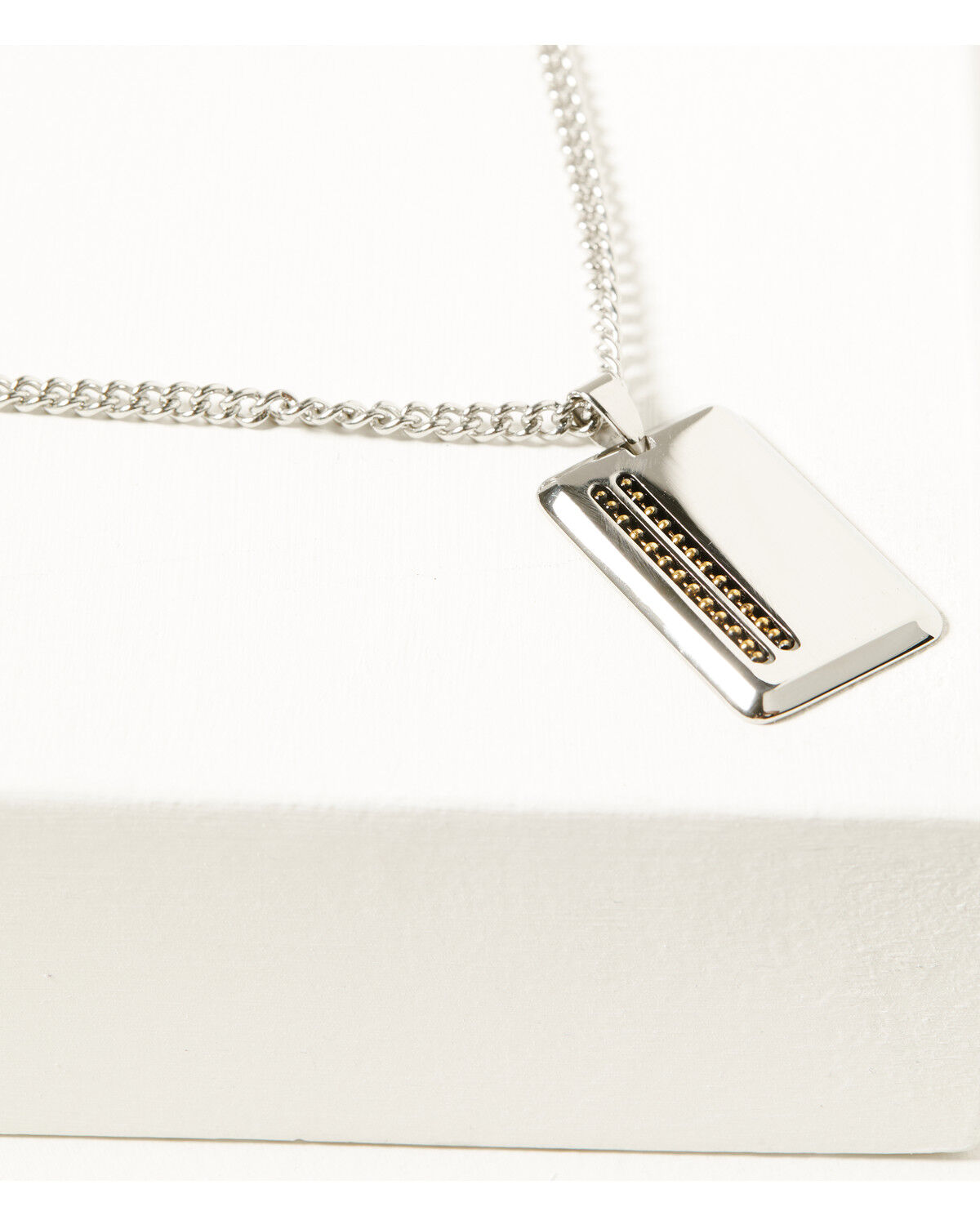 Image #1 - Cody James Men's Dog Tag Necklace, Silver, hi-res