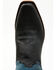 Image #6 - Lucchese Men's Two-Tone Roughout Western Boots - Square Toe, Black, hi-res
