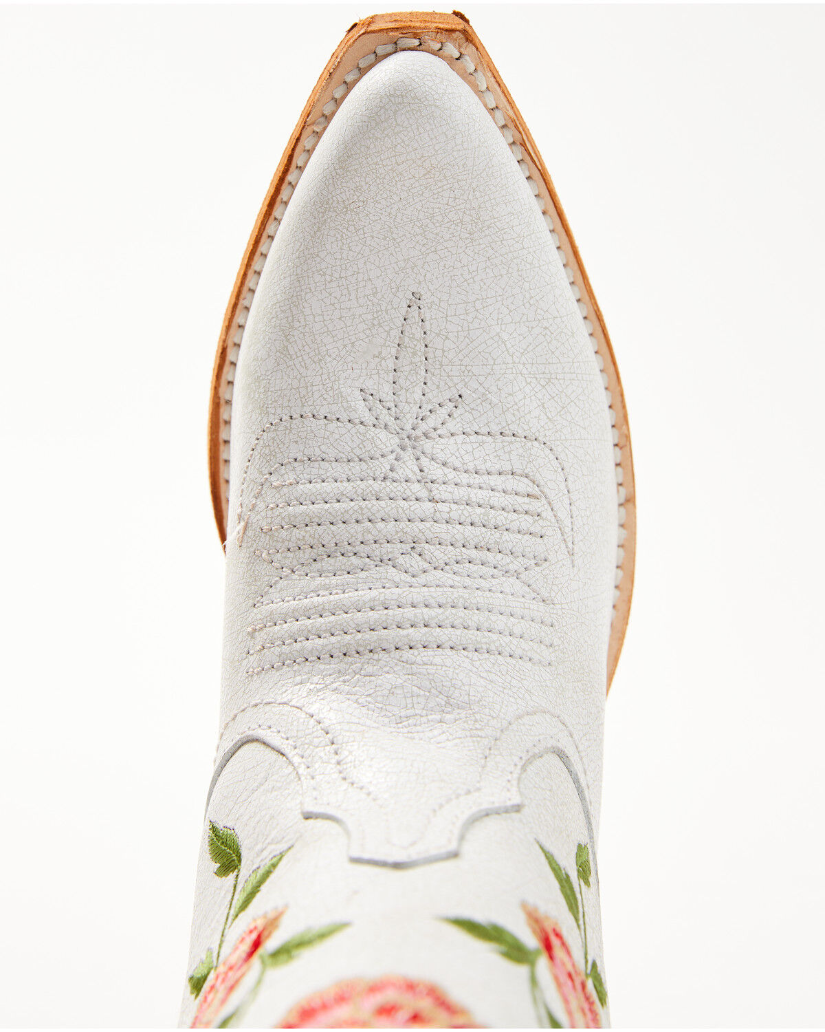 Image #6 - Liberty Black Women's Vicky Floral Embroidered Western Boot - Snip Toe, White, hi-res