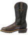 Lucchese Men's Welted Western Work Boots - Steel Toe, Black/brown, hi-res