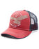 Image #1 - Cody James Men's Land Of The Free Embroidered Ball Cap , Red, hi-res
