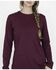 Image #1 - Forge Workwear Women's FR Crew Neck Long Sleeve Work Tee, Burgundy, hi-res