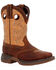 Durango Boys' Lil Rebel Wester Boots - Broad Square Toe, Brown, hi-res