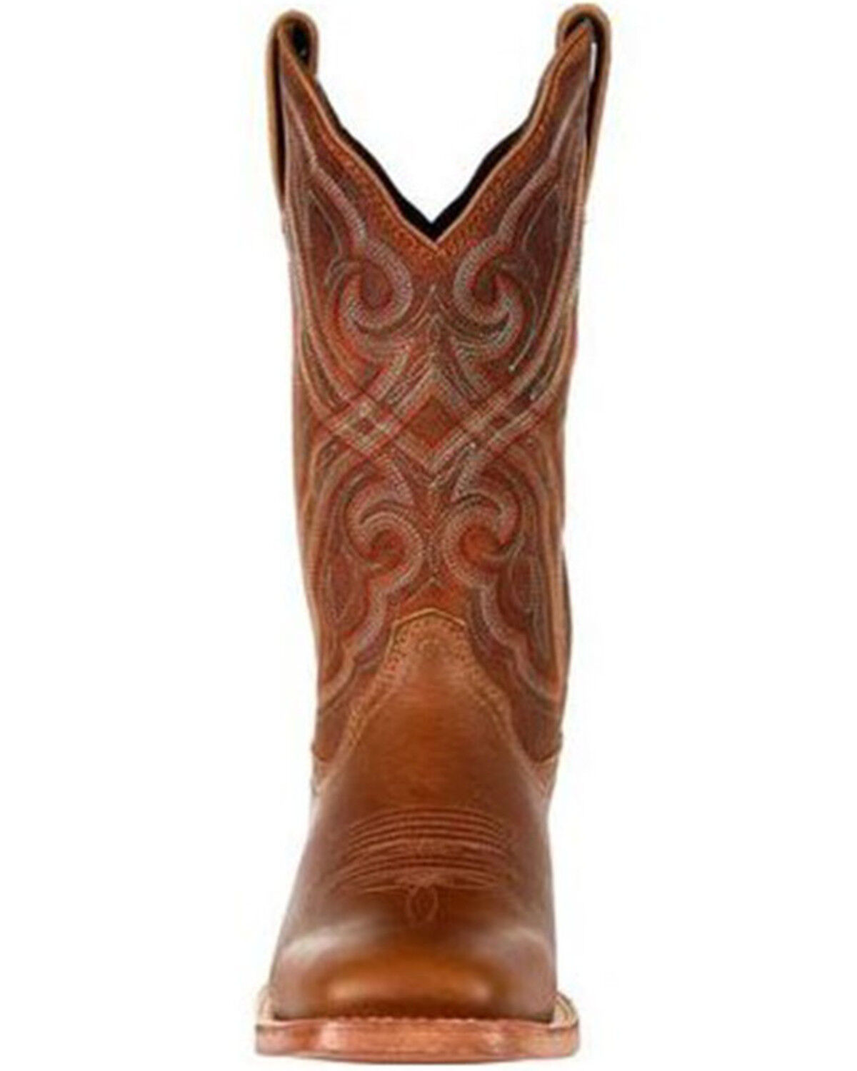 Image #4 - Durango Women's Areno Pro Western Boots - Broad Square Toe, Tan, hi-res