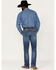 Image #3 - Wrangler Retro Men's Ferris Medium Wash Stretch Slim Straight Jeans, Medium Wash, hi-res