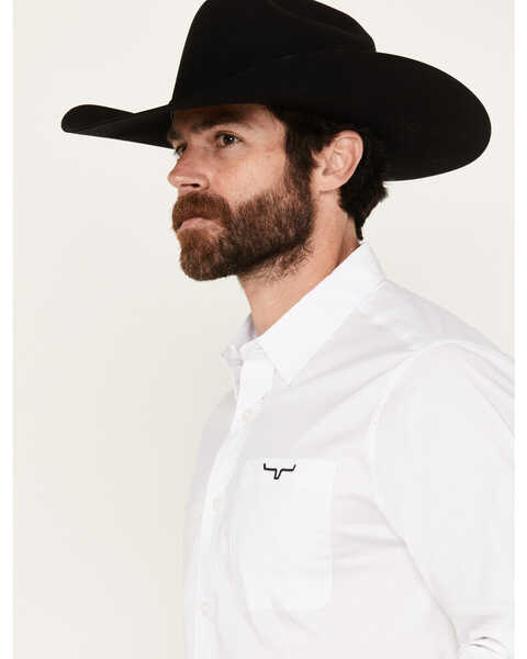Image #2 - Kimes Ranch Men's Team Solid Long Sleeve Button Down Shirt, White, hi-res