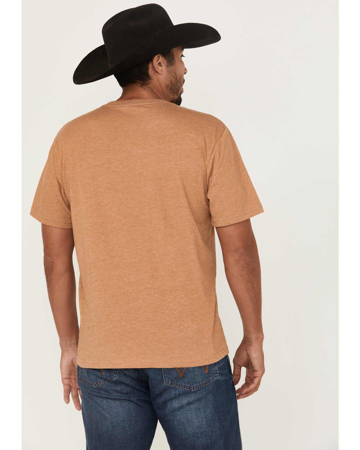 Image #4 - Wrangler Men's Logo Short Sleeve Graphic T-Shirt, Gold, hi-res