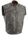 Image #2 - Milwaukee Leather Men's Distressed 2-in-1 Concealed Carry Leather Jacket , Brown, hi-res