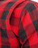 Image #5 - Milwaukee Performance Men's Aramid Checkered Flannel Biker Shirt - Big & Tall, Black/red, hi-res
