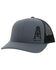 Image #1 - Hooey Men's Hog Logo Trucker Cap, Black/grey, hi-res