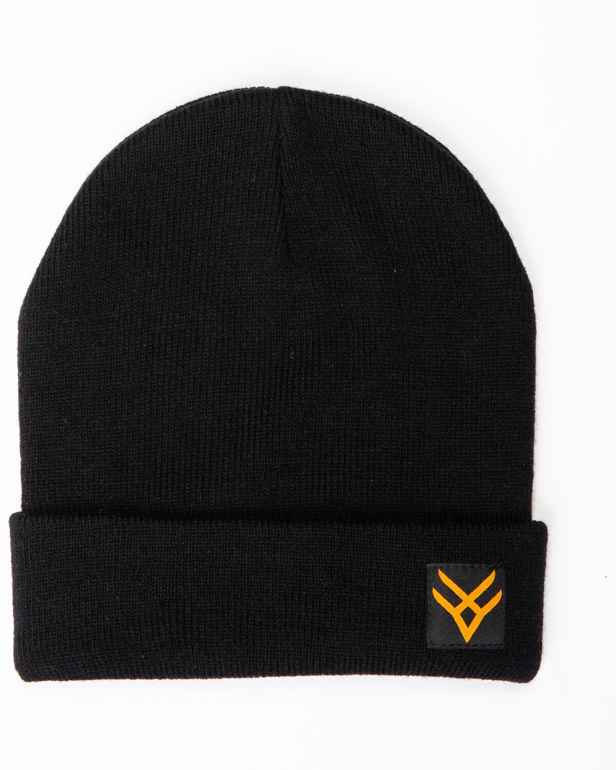 Hawx&reg; Men's Side Logo Beanie, Black, hi-res