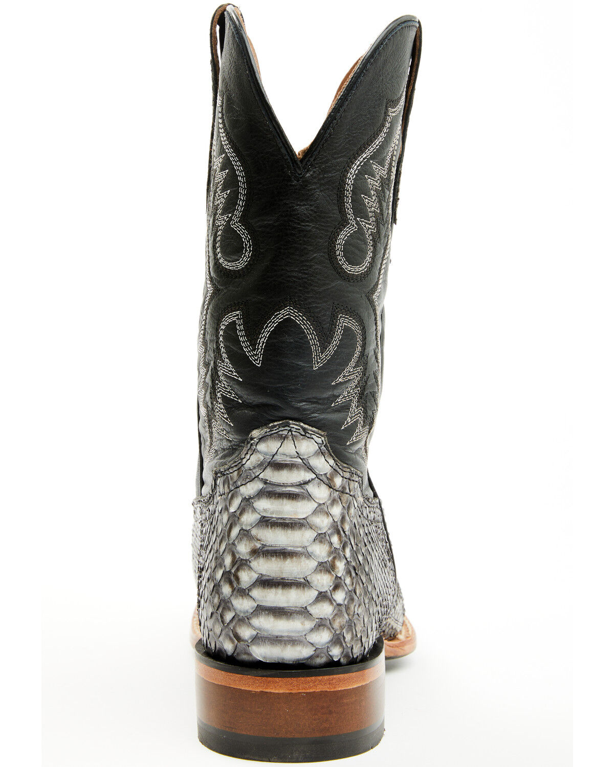 Image #5 - Cody James Men's Exotic Python Nevado Western Boots - Broad Square Toe, Black, hi-res