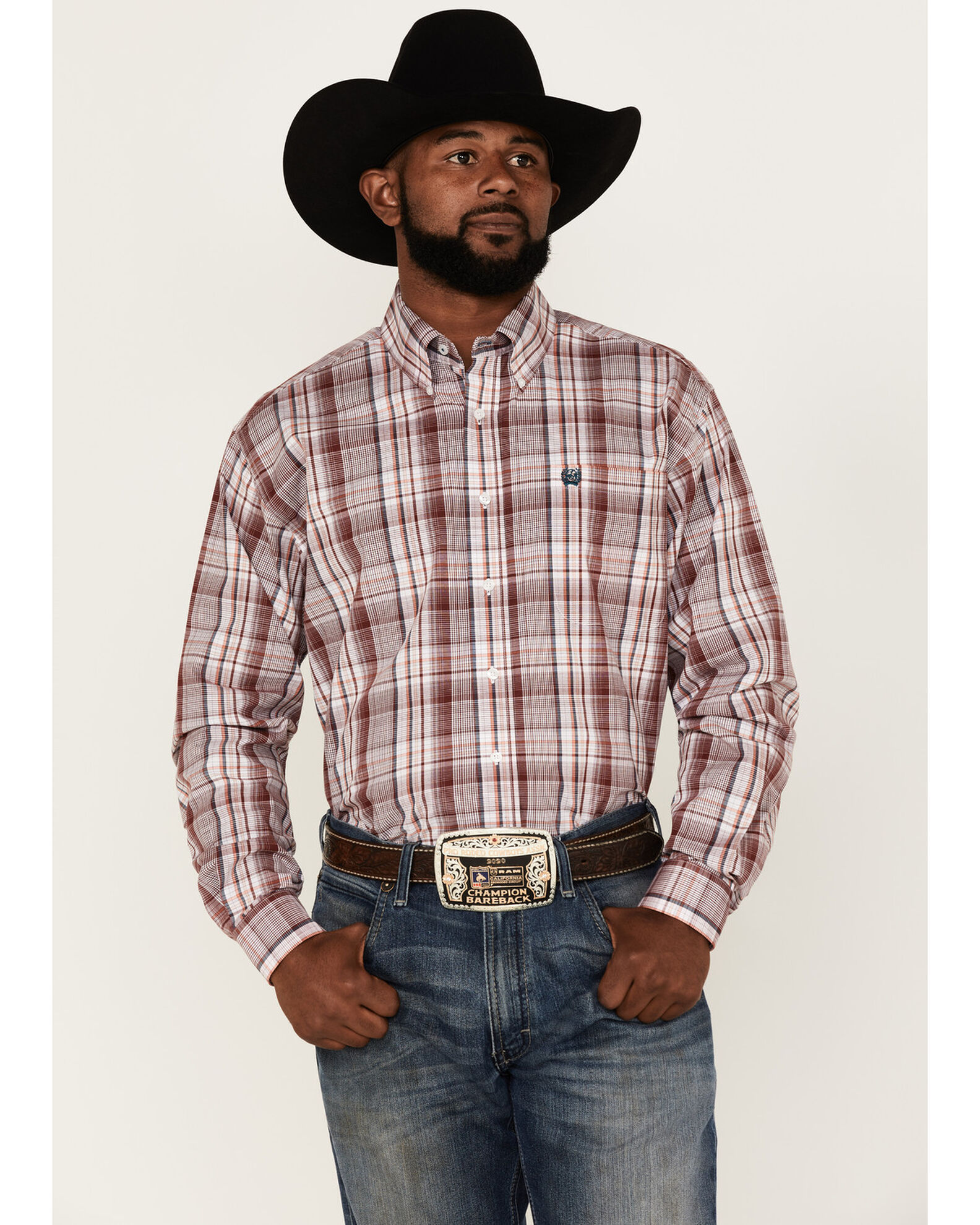 Red hotsell cinch shirt