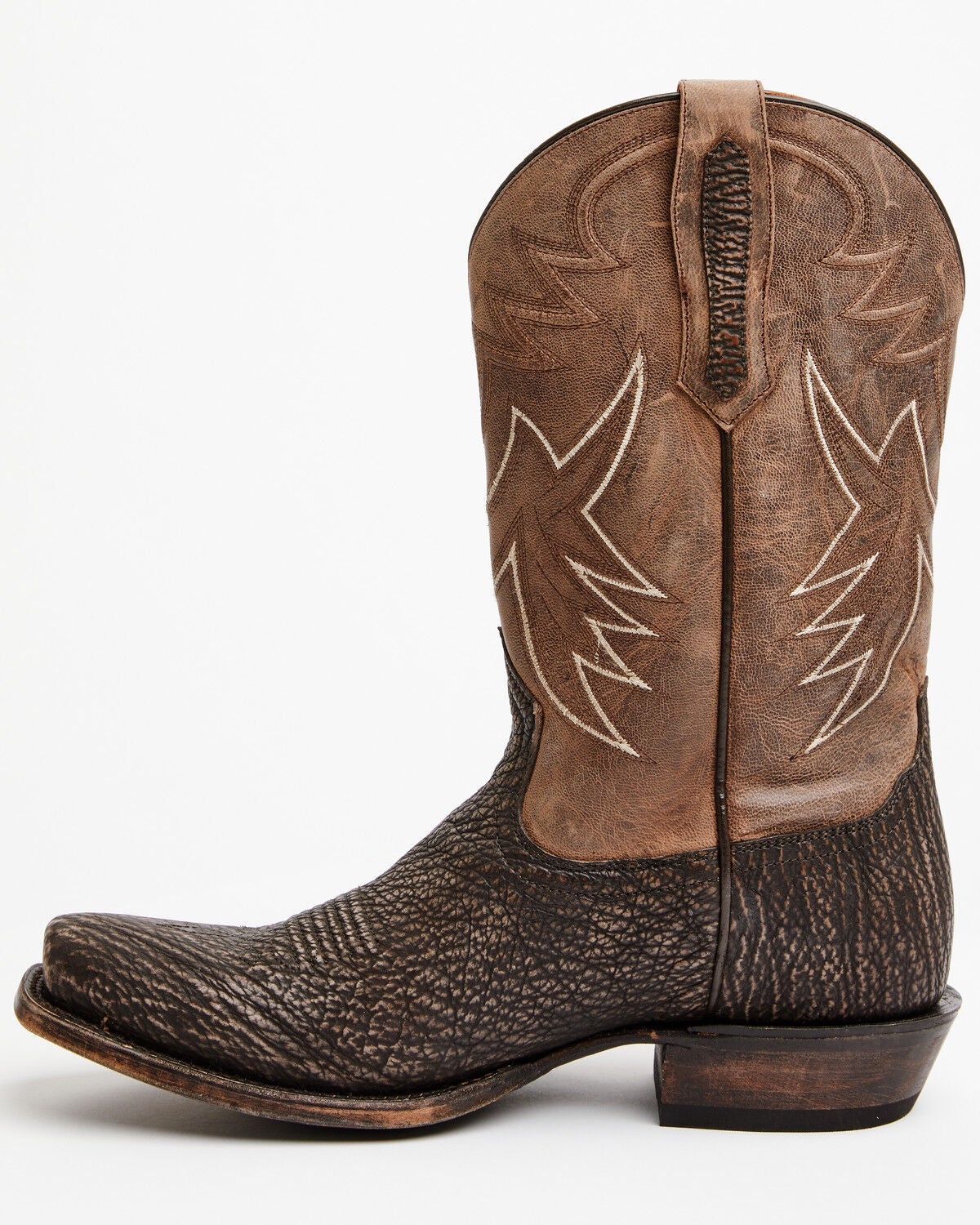 Image #3 - Cody James Men's Bruce Exotic Shark Western Boots - Square Toe, Black, hi-res