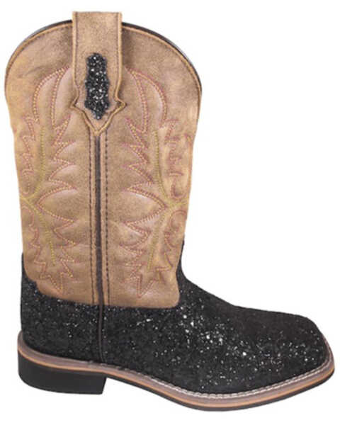 Smoky Mountain Women's Las Vegas Western Performance Boots - Broad Square Toe, Black, hi-res