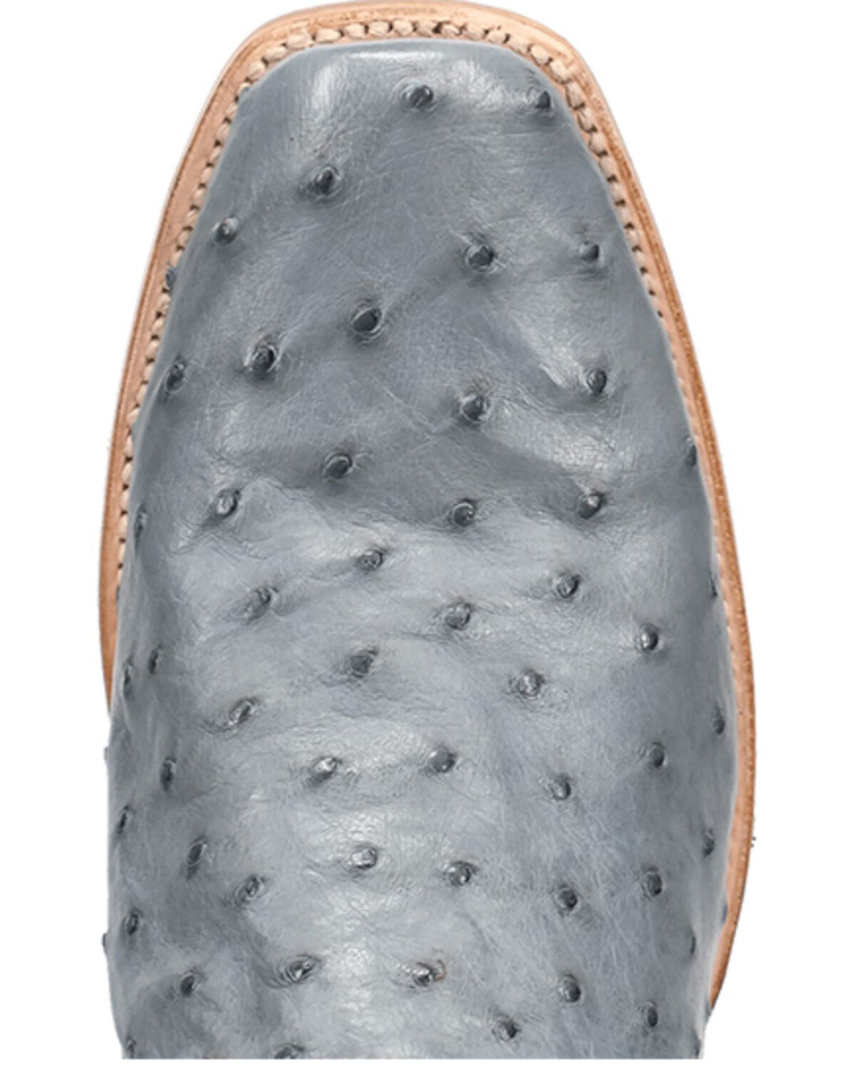 Image #6 - Dan Post Men's Brady Exotic Ostrich Western Boots - Square Toe, Blue, hi-res