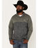 Hooey Men's Stevie 1/4 Snap Pullover, Charcoal, hi-res