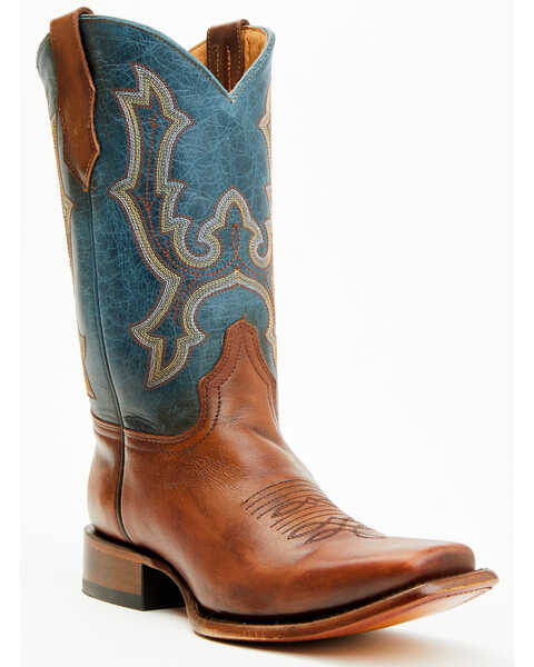 Corral Boys' Western Boots - Broad Square Toe , Brown, hi-res