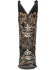 Image #4 - Circle G Women's Embroidered & Studded Distressed Tall Western Boots - Square Toe, Black/tan, hi-res
