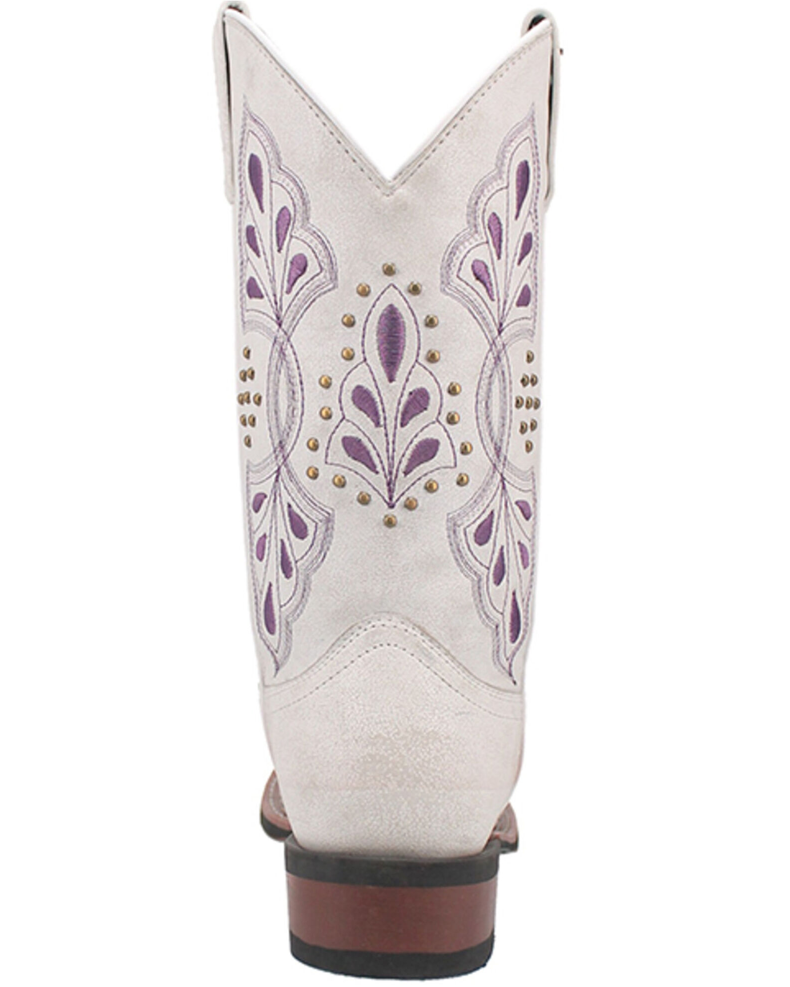 Image #5 - Laredo Women's Dionne Western Boots - Broad Square Toe, White, hi-res