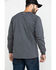 Image #2 - Ariat Men's FR Air Henley Long Sleeve Work Shirt - Tall , Charcoal, hi-res