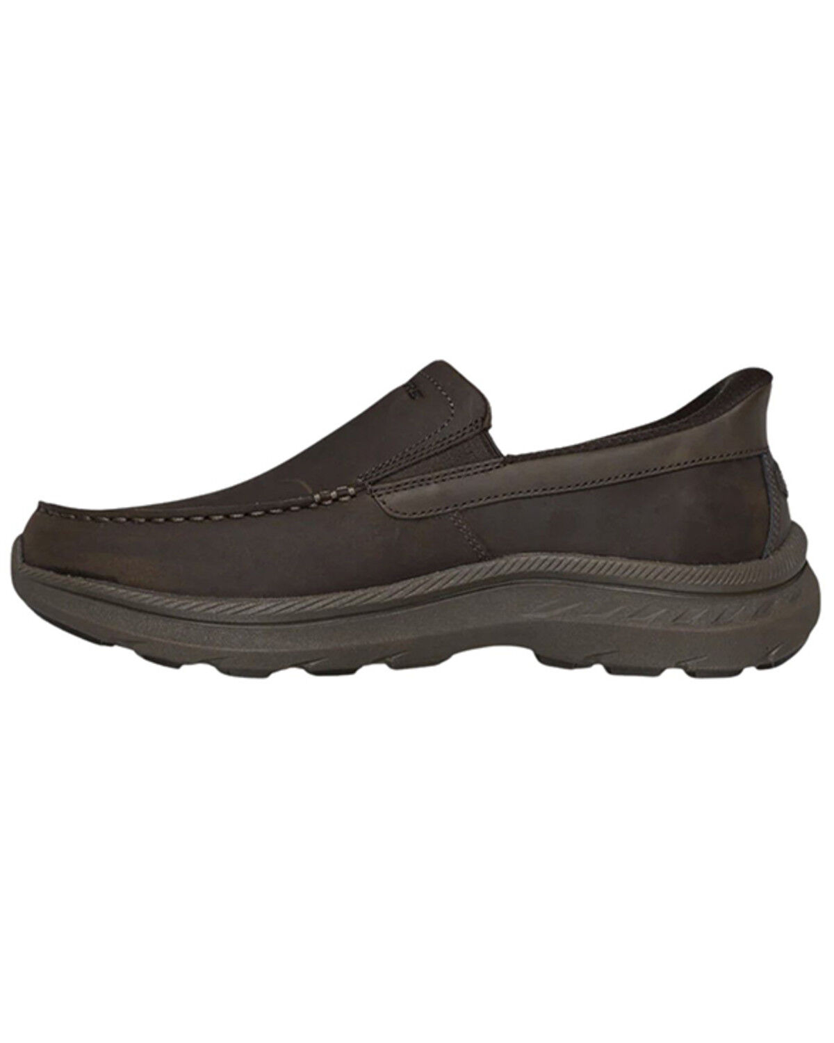 Image #3 - Skechers Men's Osgood Slip-Ins Relaxed Fit Casual Shoes - Moc Toe, Chocolate, hi-res