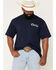 Image #2 - Coors Men's Embroidered Logo Short Sleeve Graphic T-Shirt, Navy, hi-res