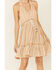 Band of the Free Women's Striped Open Back Dress, Ivory, hi-res