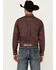 Image #4 - Ariat Men's Wrinkle Free Iman Paisley Print Long Sleeve Button-Down Western Shirt - Big, Navy, hi-res