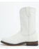 Image #3 - Justin Women's Holland Western Boots - Round Toe, White, hi-res