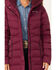 Image #3 - Columbia Women's Marionberry Belle Isle Mid Down Jacket, Red, hi-res