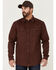 Image #1 - Cody James Men's FR Tartan Plaid Print Long Sleeve Snap Work Shirt, Brown, hi-res