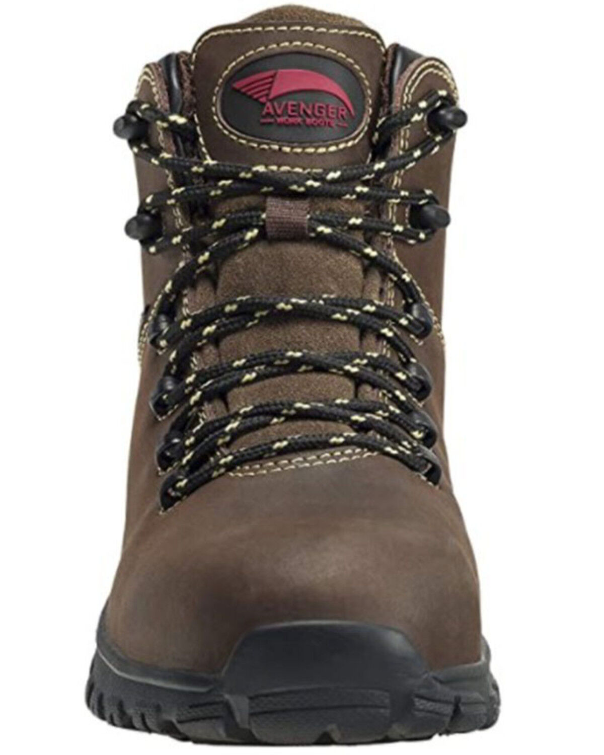 Image #4 - Avenger Women's Waterproof Work Boots - Alloy Toe, Brown, hi-res