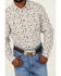 Cody James Men's Salvador Floral Print Long Sleeve Snap Western Shirt , White, hi-res