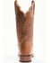 Dan Post Women's Embroidered Western Performance Boots - Broad Square Toe, Brown, hi-res