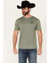 Image #1 - Smith & Wesson Men's Hunting Eagle Logo Short Sleeve Graphic T-Shirt, Olive, hi-res