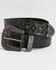 Image #1 - Free People Women's Outlaw Embossed Leather Belt, Jade, hi-res