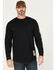 Image #2 - Cody James Men's FR Flaming Skull Long Sleeve Graphic Work T-Shirt, Black, hi-res