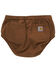 Image #2 - Carhartt Infant Boys' French Terry Diaper Cover, Brown, hi-res