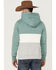 Image #4 - Wanakome Men's Colorblock Rivera Hooded Pullover Sweatshirt, Sage/brown, hi-res