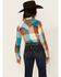 Image #4 - Shyanne Women's Plaid Print Long Sleeve Button-Down Western Shirt, Caramel, hi-res