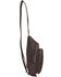 Montana West Women's Wrangler Hair-On Hide Convertible Sling Backpack, Coffee, hi-res