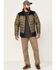 Image #2 - Columbia Men's Autumn Park Zip-Front Down Jacket, Olive, hi-res