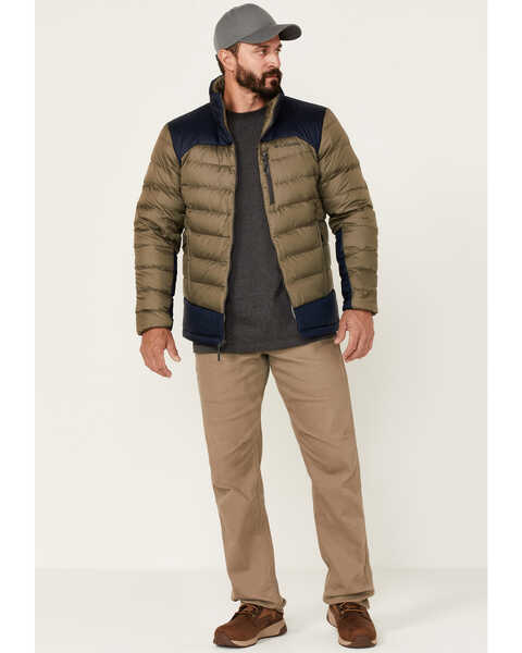 Image #2 - Columbia Men's Autumn Park Zip-Front Down Jacket , Olive, hi-res