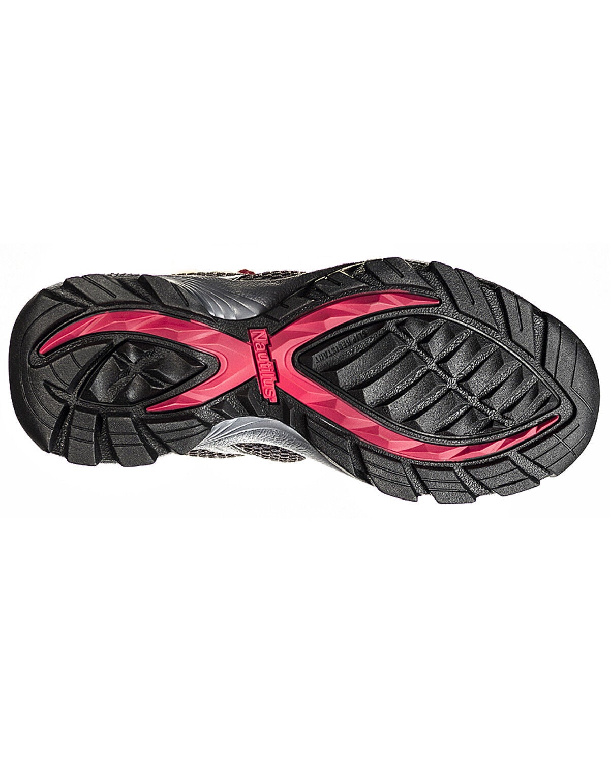 Nautilus 1393 Athletic Steel Toe, Women's Gray/Pink