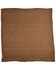 M & F Western Men's Brown Jacquard Silk Wild Rag, Brown, hi-res