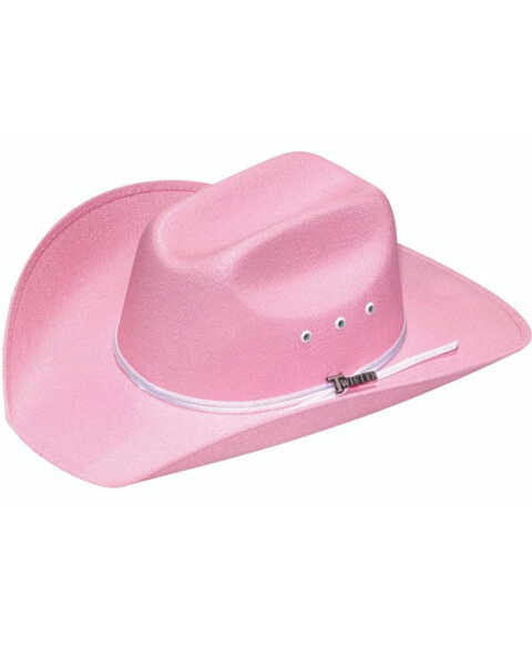 Image #2 - Twister Kids' Sancho Straw Cowboy Hat, Pink, hi-res