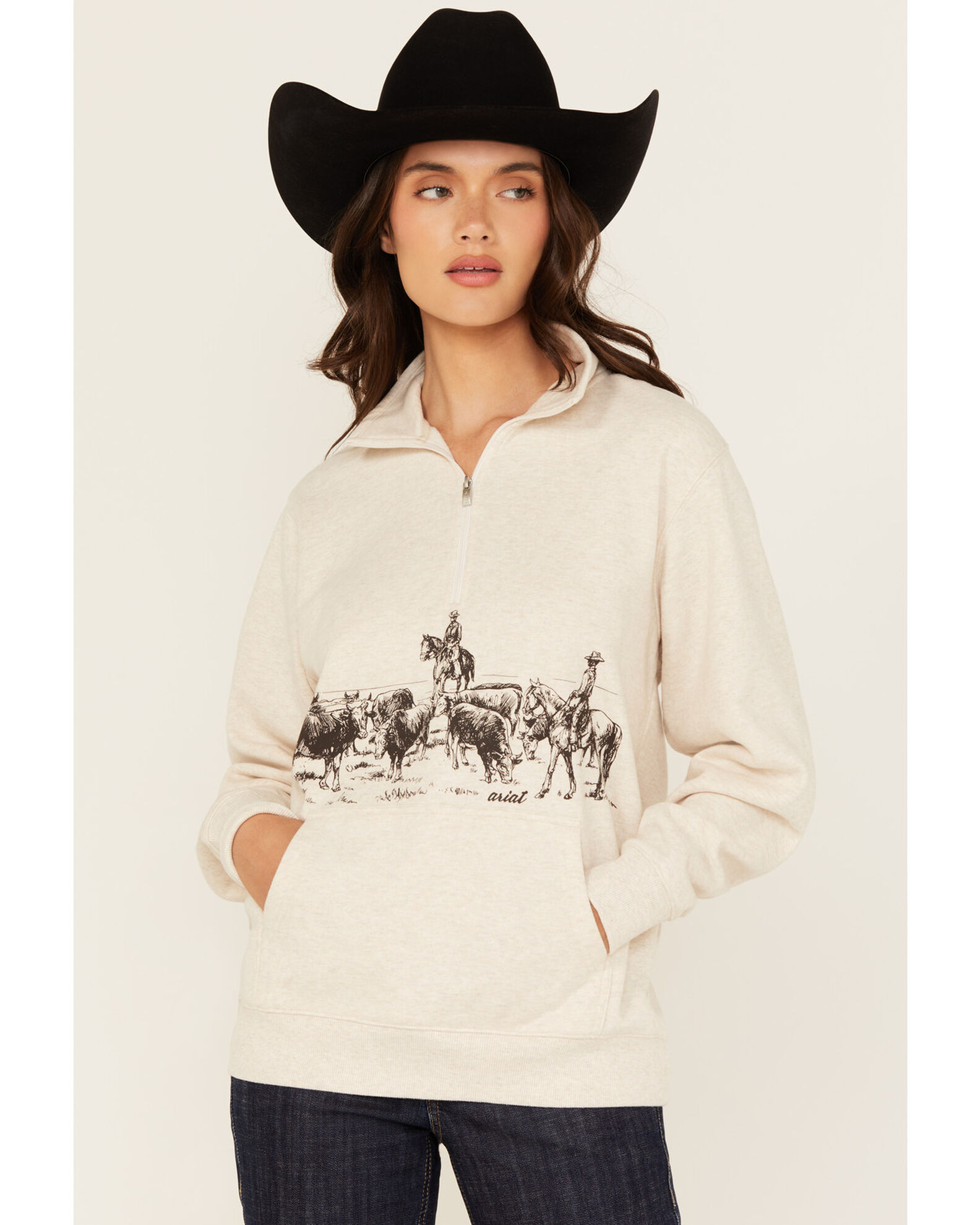 Ariat Women's Boot Barn Exclusive 1/2 Zip Scenic Pullover