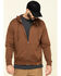 Image #1 - Wrangler Riggs Men's Full Zip Hooded Work Jacket, Coffee, hi-res