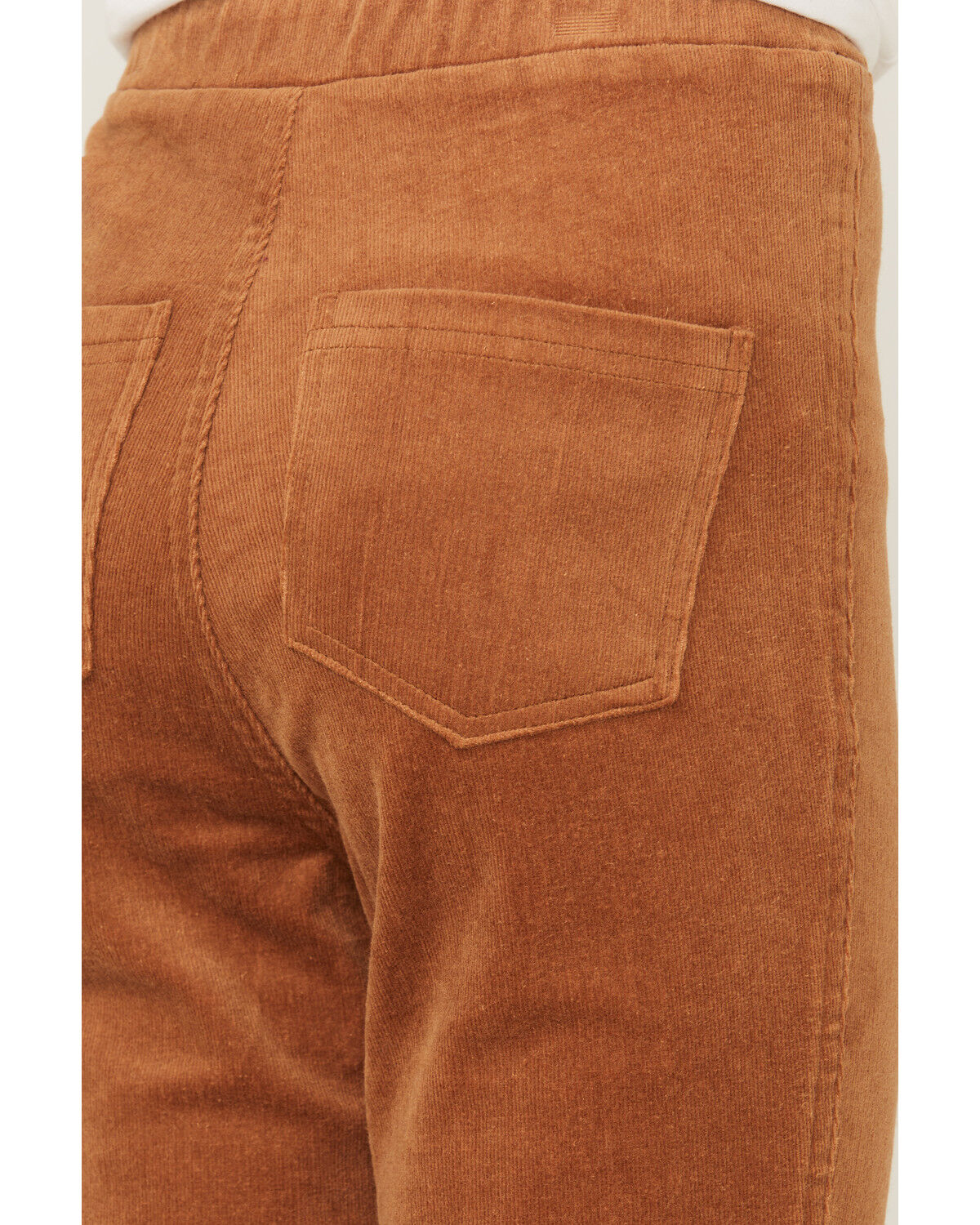 Image #3 - Chrysanthemum Little Girls' Corduroy Pull On Flare Pants, Mustard, hi-res